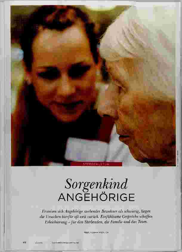 Vorschauseite 1: Sorgenkind ANGEHÖRIGE