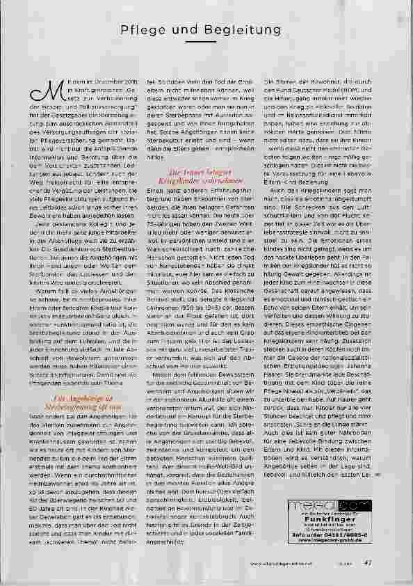 Vorschauseite 2: Sorgenkind ANGEHÖRIGE