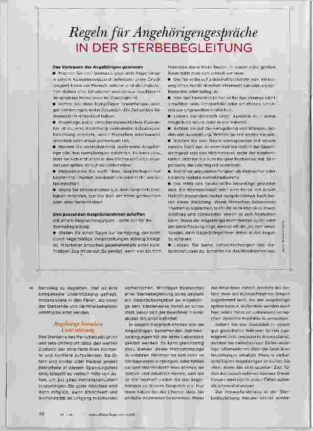 Vorschauseite 3: Sorgenkind ANGEHÖRIGE