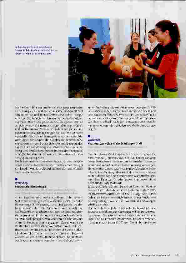 Vorschauseite 2: Die Workshops: interaktiv und praxisorientiert