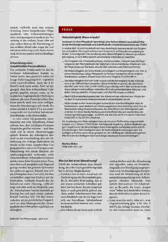 Vorschauseite 2: Abmahnung: „Gelbe Karte im Betrieb