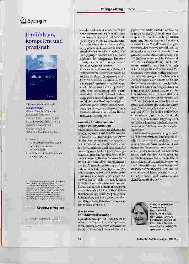 Vorschauseite 3: Abmahnung: „Gelbe Karte im Betrieb
