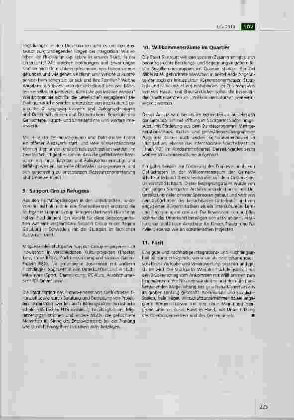Vorschauseite 5: Der Stuttgarter Weg zur Integration geflüchteter Menschen