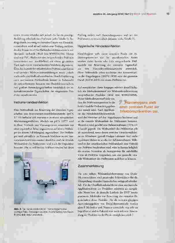 Vorschauseite 3: Praxisnahe Prüfverfahren zum Nachweis viruzider Eigenschaften von Desinfektionsmitteln