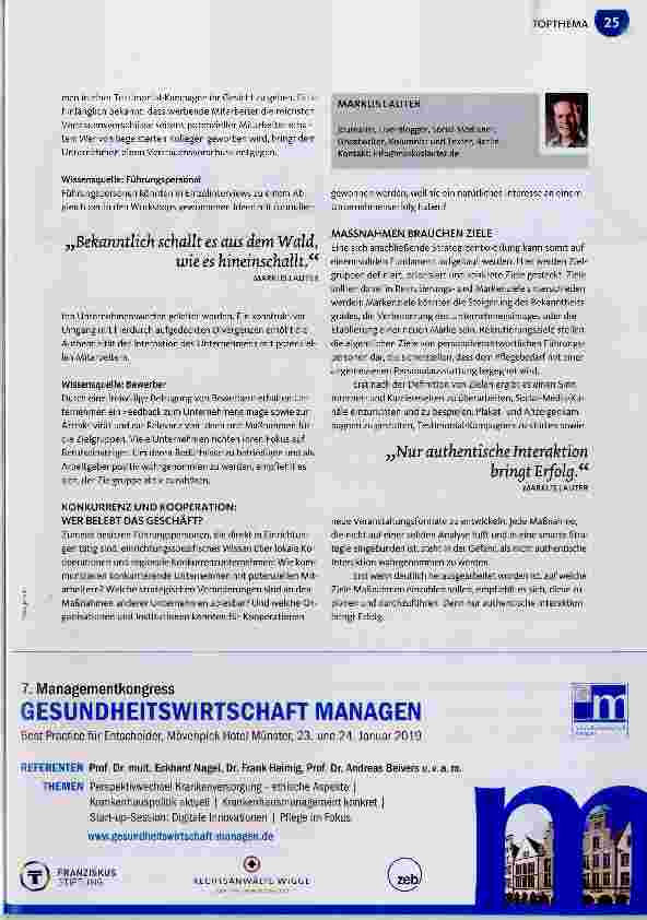 Vorschauseite 2: Personalakquise mit Pauken und Trompeten?