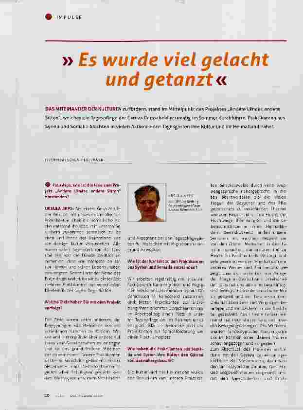 Vorschauseite 1: Es wurde viel gelacht und getanzt