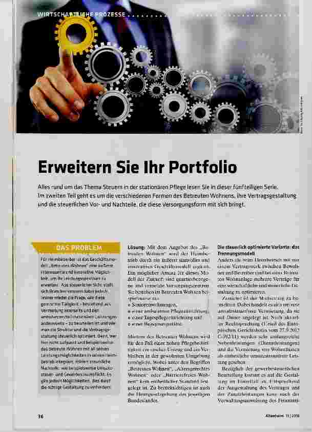 Vorschauseite 1: Erweitern Sie Ihr Portfolio