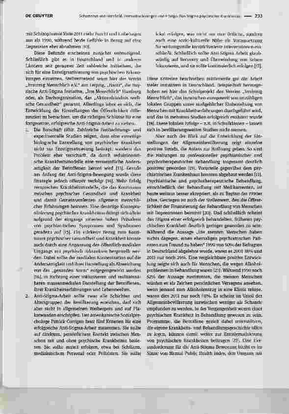 Vorschauseite 2: Herausforderungen und Erfolge: Das Stigma psychischer Krankheiten Challenging the stigma of mental illness