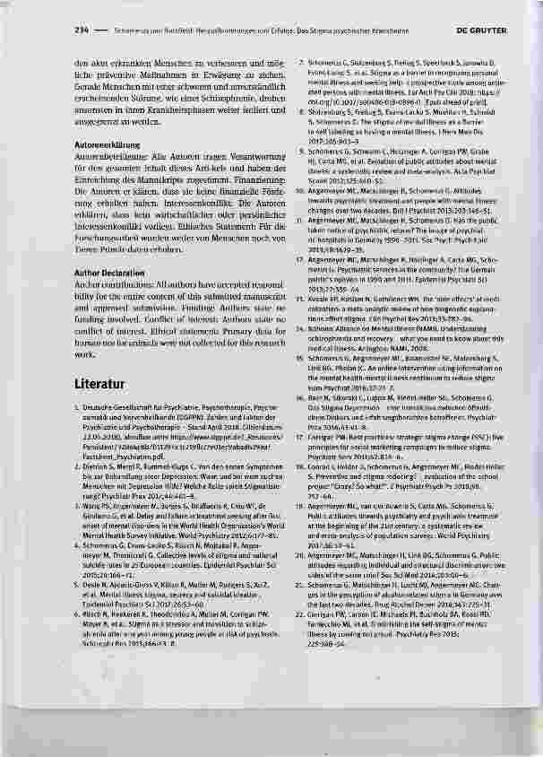 Vorschauseite 3: Herausforderungen und Erfolge: Das Stigma psychischer Krankheiten Challenging the stigma of mental illness