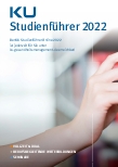 Vorschauseite 1: Der KU Studienführer Online 2022 ist jederzeit für Sie unter ku-gesundheitsmanagement.de erreichbar!