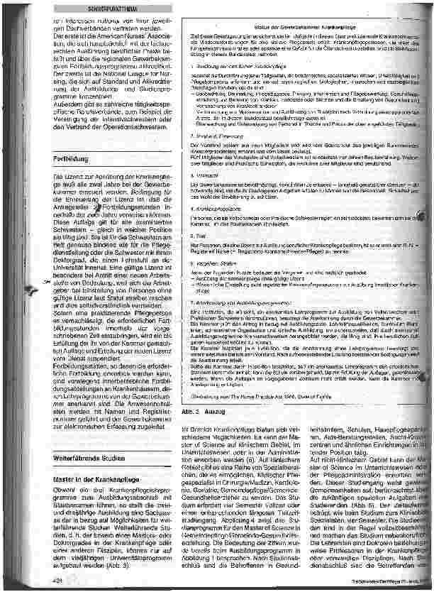 Vorschauseite 3: Krankenpflege in den USA Ausbildung, Fortbildung und Studium