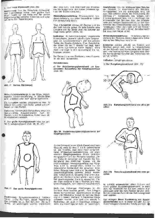 Vorschauseite 2: Die besonderen Aufgaben der Schwester in der Orthopädie 6. Folge: Spezielle Form, Ausführung u. Indikation der Gipsverbände