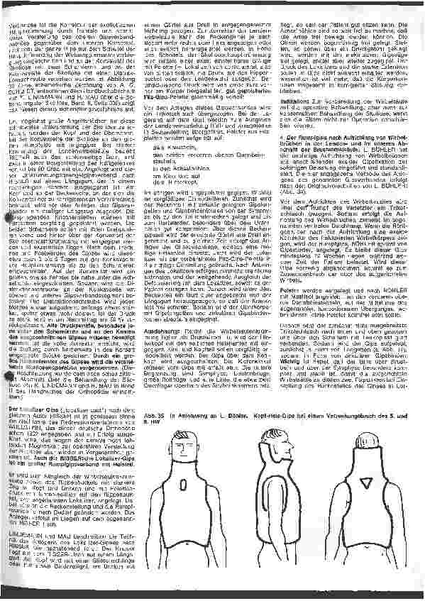 Vorschauseite 4: Die besonderen Aufgaben der Schwester in der Orthopädie 6. Folge: Spezielle Form, Ausführung u. Indikation der Gipsverbände