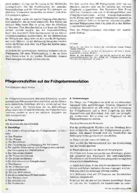 Vorschauseite 4: Das Frühgeborenenzentrum München-Schwabing