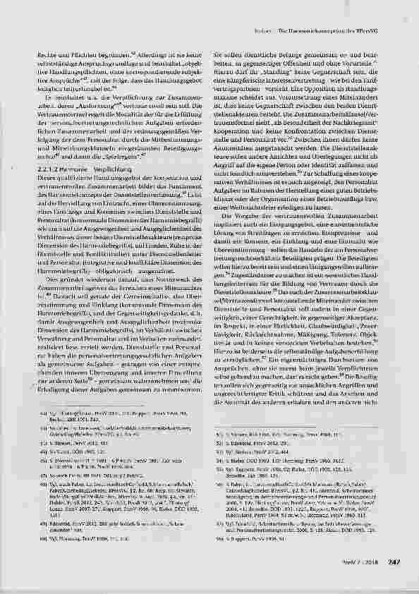 Vorschauseite 4: Die Harmoniekonzeption des BPersVG