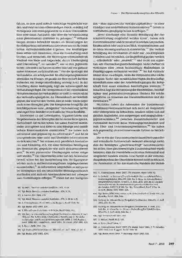Vorschauseite 6: Die Harmoniekonzeption des BPersVG