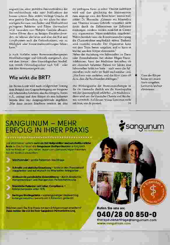 Vorschauseite 2: Bioresonanztherapie