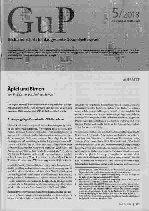 Vorschauseite 1: Äpfel und Birnen