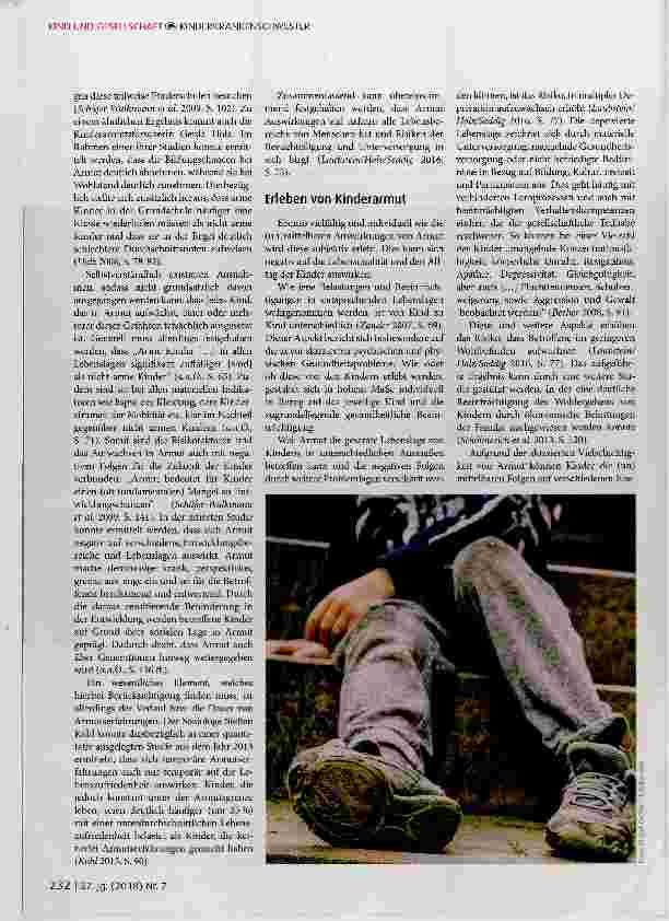 Vorschauseite 3: Der Einfluss von Kinderarmut auf die physische und psychosoziale Gesundheit
