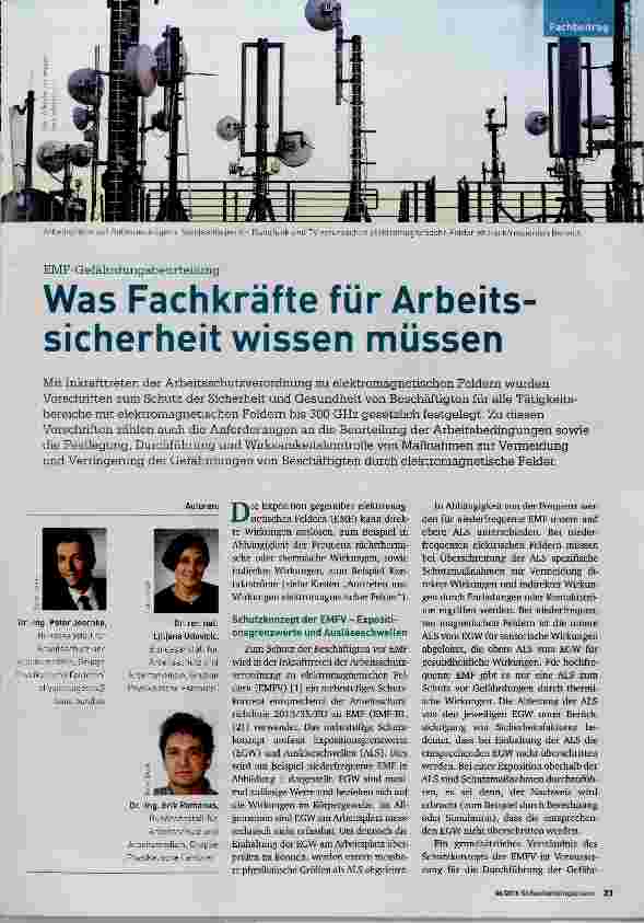 Vorschauseite 1: Was Fachkräfte für Arbeitssicherheit wissen müssen