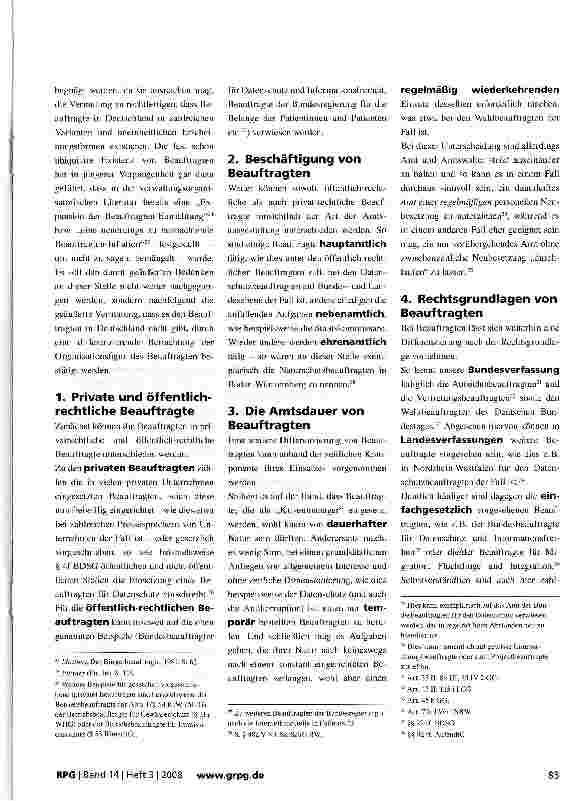 Vorschauseite 4: Brauchen wir in Deutschland einen „(Anti-)Korruptionsbeauftragten das Gesundheitswesen?