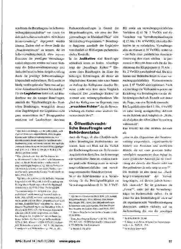 Vorschauseite 6: Brauchen wir in Deutschland einen „(Anti-)Korruptionsbeauftragten das Gesundheitswesen?