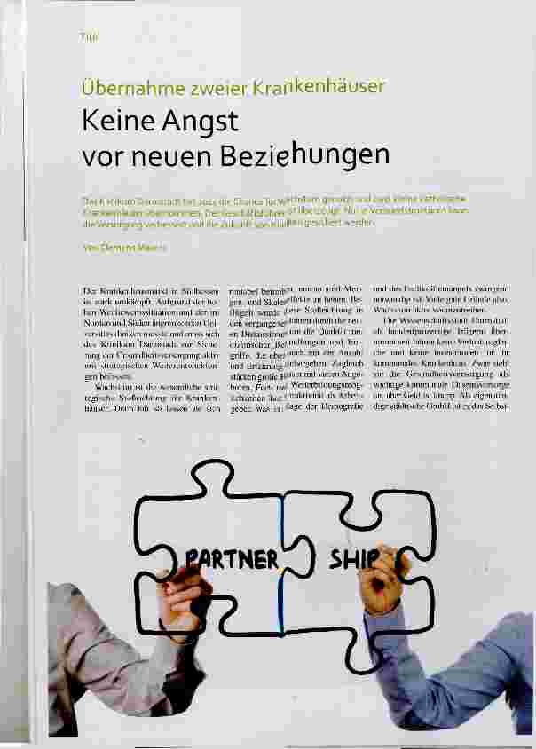 Vorschauseite 1: Keine Angst vor neuen Beziehungen