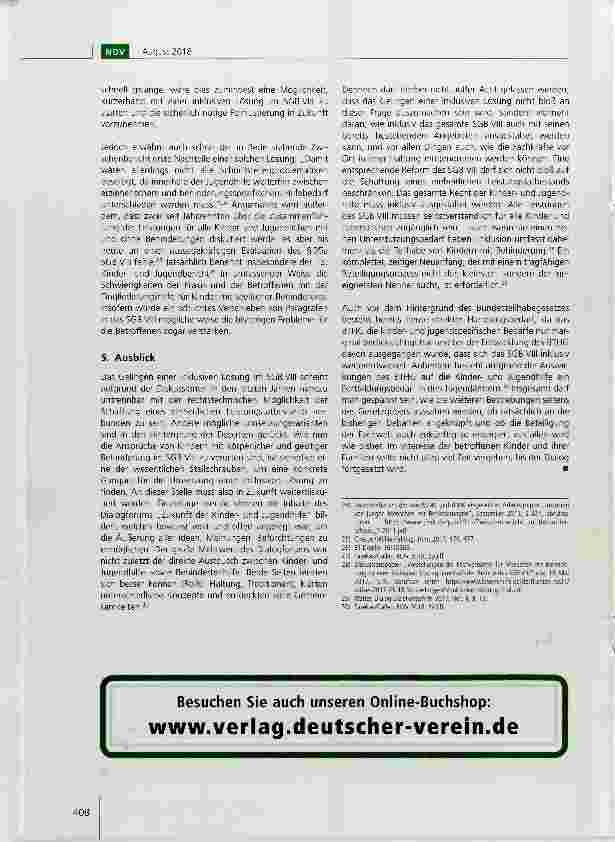 Vorschauseite 4: Chancen und Herausforderungen einer inklusiven Kinderund Jugendhilfe aus rechtlicher Perspektive