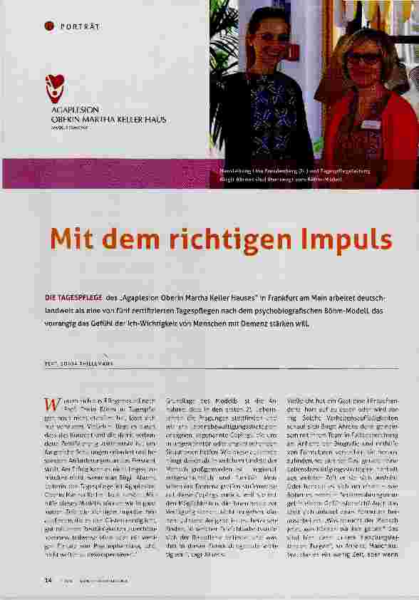 Vorschauseite 1: Mit dem richtigen Impuls