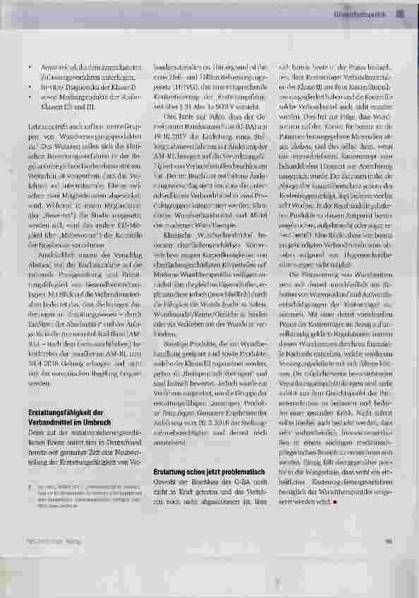 Vorschauseite 2: Moderne Wundversorgung