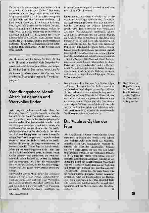 Vorschauseite 2: Die Wechseljahre als Chance