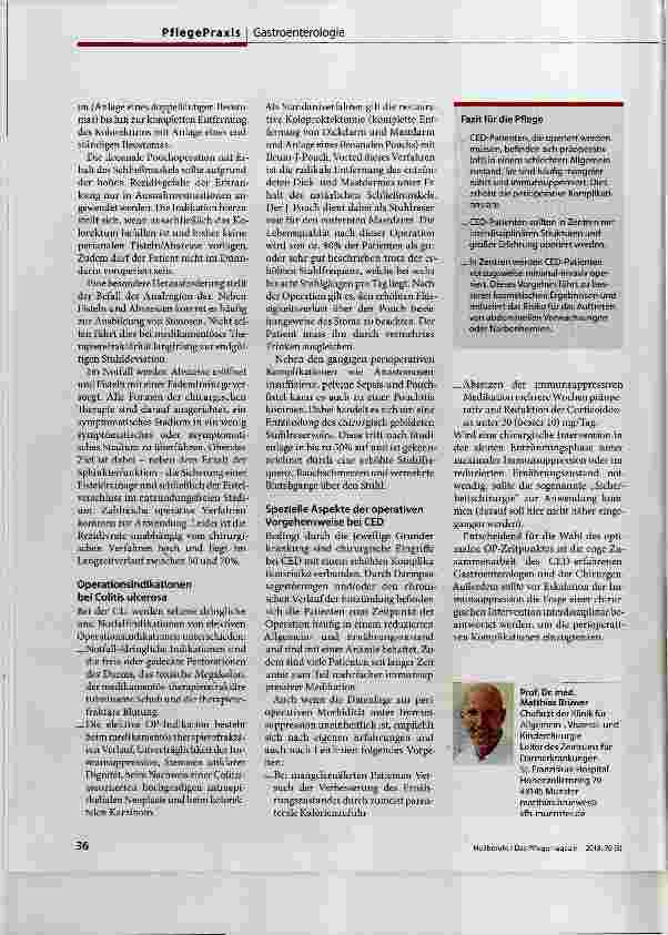Vorschauseite 2: CED: Operation oft unvermeidlich