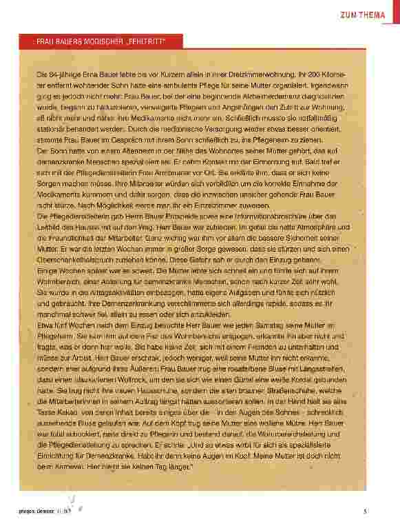Vorschauseite 2: Gute Pflege ist die beste Werbung