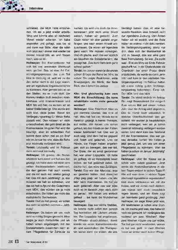 Vorschauseite 3: Dramatisches Systemversagen beim Entlassmanagement: ein Interview