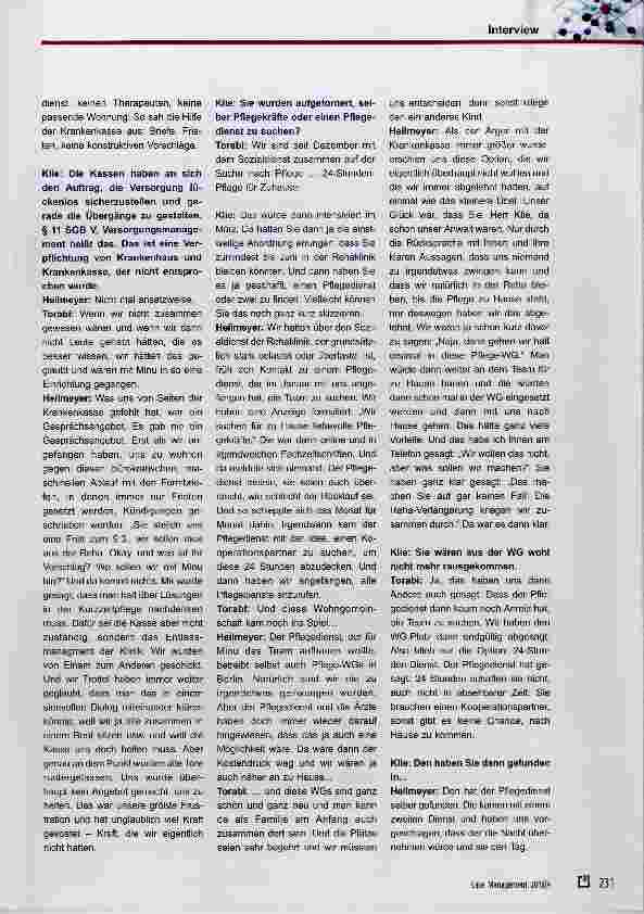Vorschauseite 4: Dramatisches Systemversagen beim Entlassmanagement: ein Interview