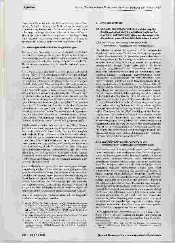 Vorschauseite 5: Tarifdispositives Recht ein Mittel zur Stärkung der Tarifbindung?