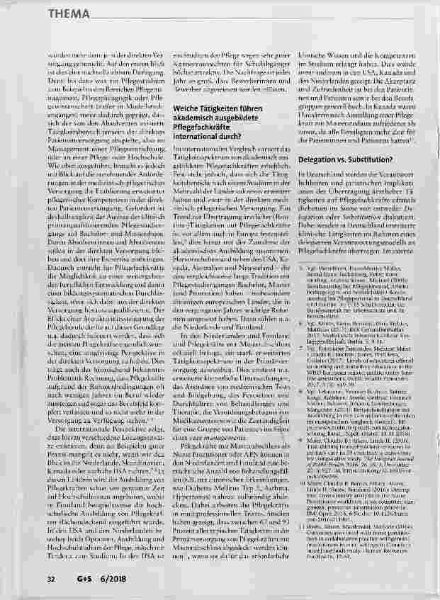 Vorschauseite 3: Advanced Nursing Practice eine Zukunftsperspektive für die Versorgung