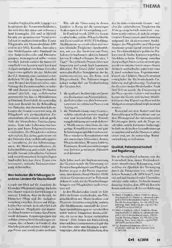 Vorschauseite 4: Advanced Nursing Practice eine Zukunftsperspektive für die Versorgung