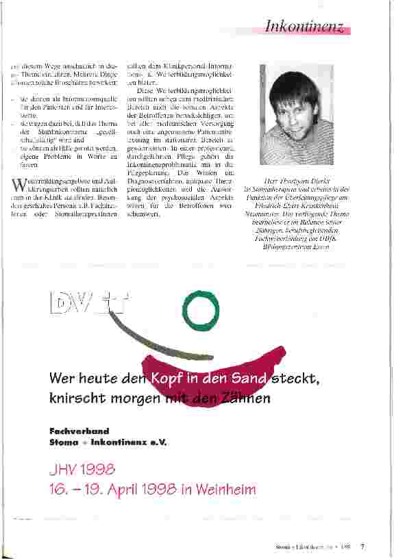 Vorschauseite 5: Würden Sie sich so in die Kneipe setzen? Soziale Aspekte bei Stuhlinkontinenz
