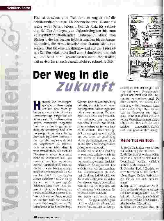 Vorschauseite 1: Der Weg in die Zukunft