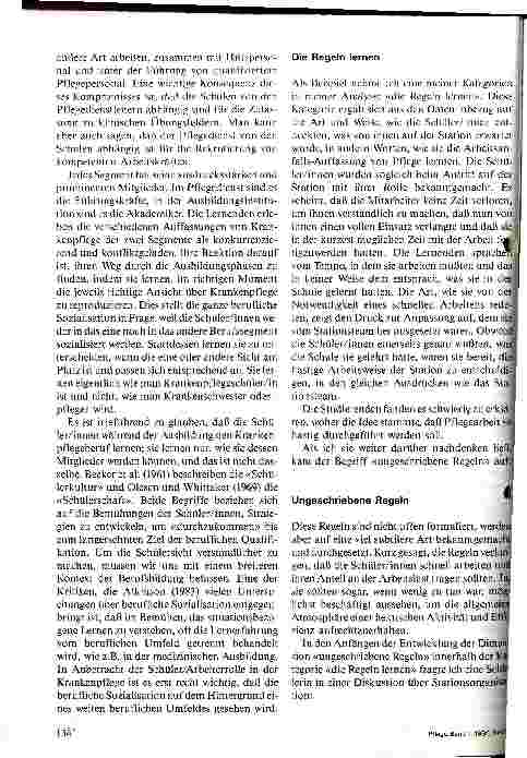 Vorschauseite 4: Arbeit erledigen oder lernen zu pflegen? Übersetzt v. Martha Meier Die berufliche Sozialisation von Krankenpflegeschülern