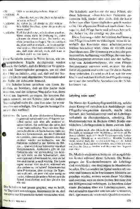 Vorschauseite 5: Arbeit erledigen oder lernen zu pflegen? Übersetzt v. Martha Meier Die berufliche Sozialisation von Krankenpflegeschülern