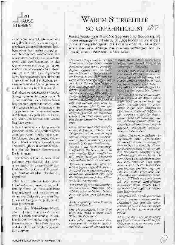 Vorschauseite 4: Das Tabu des Sterbens durchbrechen