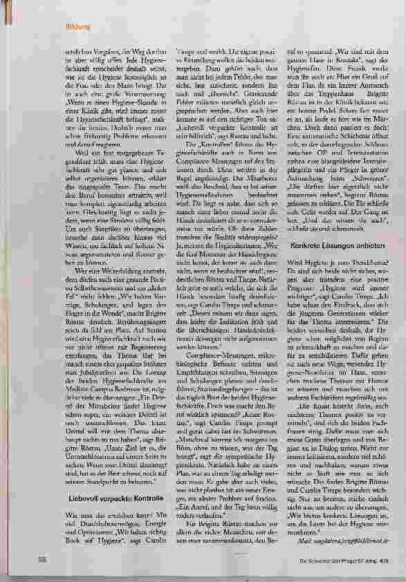 Vorschauseite 3: Wir haben Bock auf Hygiene