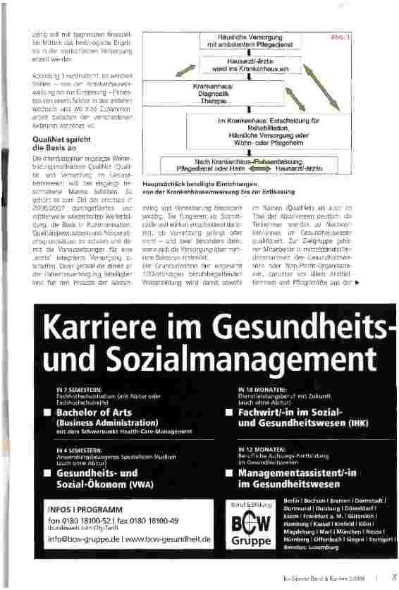 Vorschauseite 2: Netzwerker/-in im Gesundheitswesen
