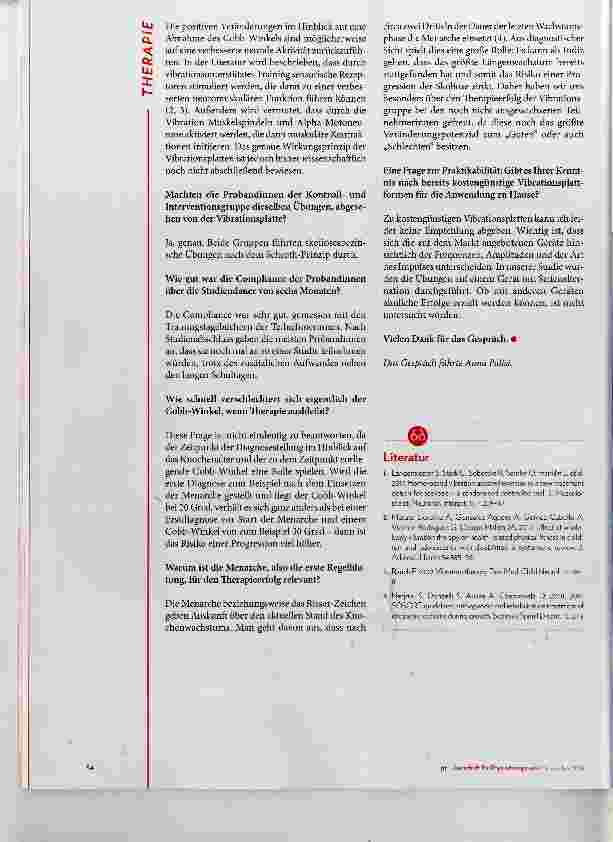 Vorschauseite 3: Mit Ganzkörpervibration den Cobb-Winkel reduzieren