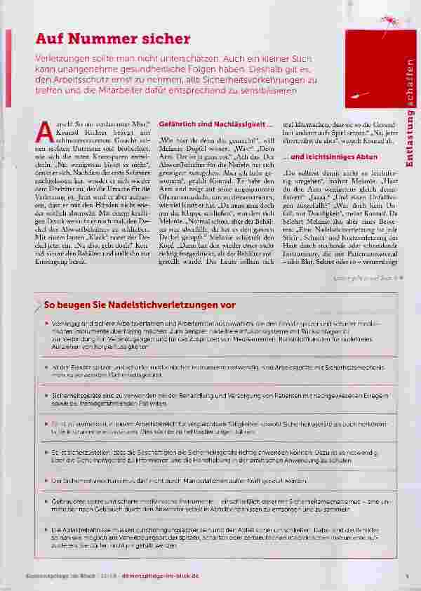Vorschauseite 1: Auf Nummer sicher