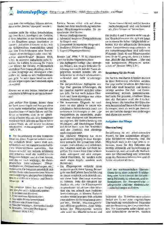 Vorschauseite 4: WEANING - Welche Rolle spielen Intuition und Pflege?
