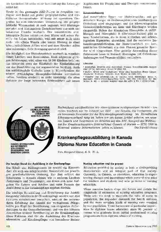 Vorschauseite 5: Alte und neue Befunde zur Bluterkrankheit (Hämophilie)