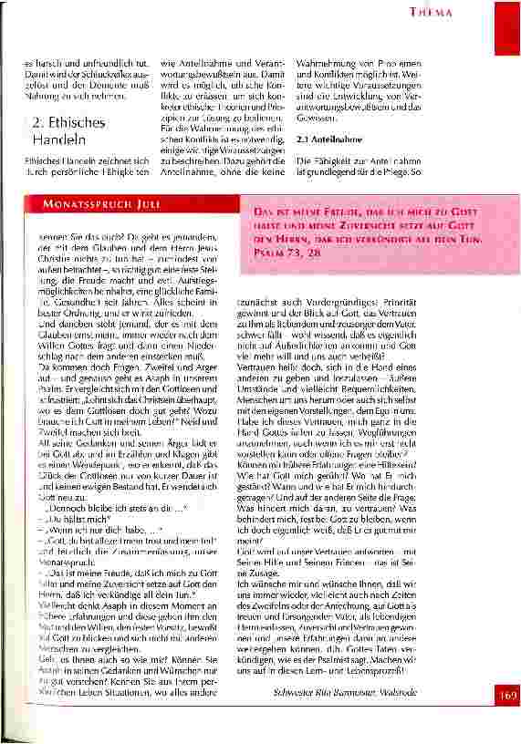 Vorschauseite 2: Verweigerung von Nahrung und Flüssigkeit bei Dementen: Ein ethisches Dilemma